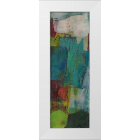 Nisus II White Modern Wood Framed Art Print by Jachimiec, Sue