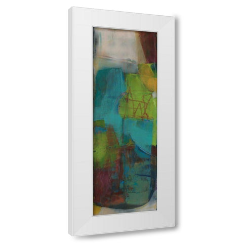 Nisus III White Modern Wood Framed Art Print by Jachimiec, Sue