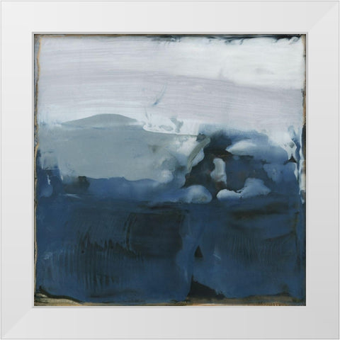 Smirr II White Modern Wood Framed Art Print by Jachimiec, Sue