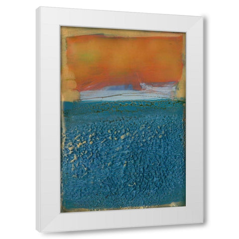 Skite I White Modern Wood Framed Art Print by Jachimiec, Sue