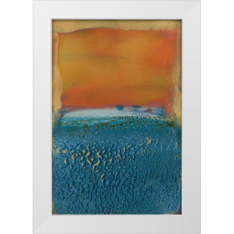 Skite II White Modern Wood Framed Art Print by Jachimiec, Sue
