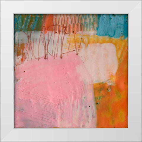 Braw I White Modern Wood Framed Art Print by Jachimiec, Sue