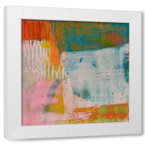 Braw II White Modern Wood Framed Art Print by Jachimiec, Sue