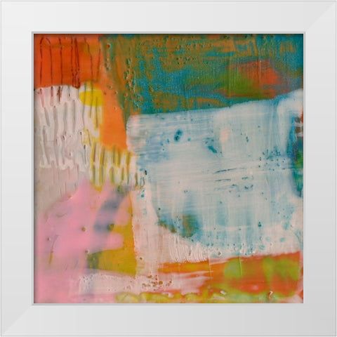 Braw II White Modern Wood Framed Art Print by Jachimiec, Sue