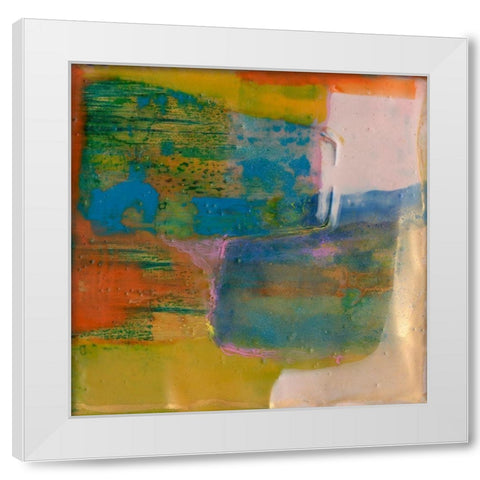 Braw V White Modern Wood Framed Art Print by Jachimiec, Sue