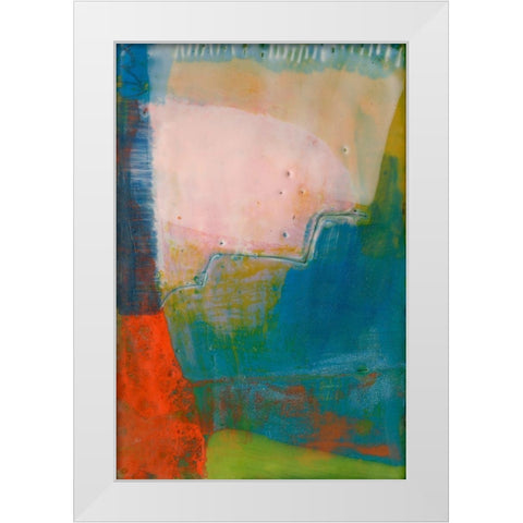 Braw VI White Modern Wood Framed Art Print by Jachimiec, Sue