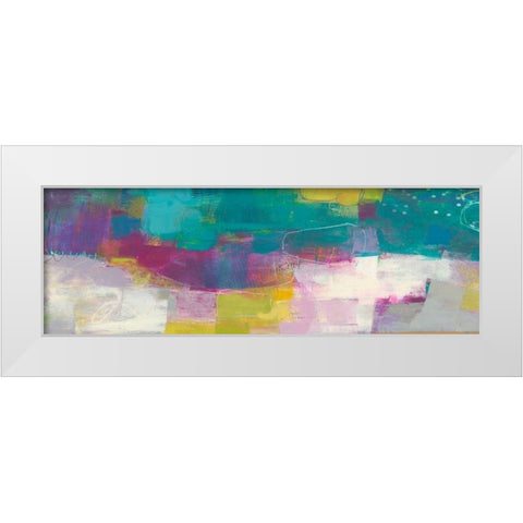 Loop I White Modern Wood Framed Art Print by Jachimiec, Sue