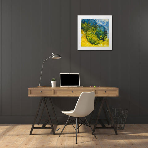 Hot Tropic I White Modern Wood Framed Art Print by Stramel, Renee W.