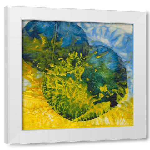 Hot Tropic I White Modern Wood Framed Art Print by Stramel, Renee W.