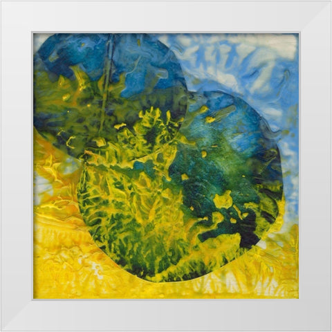 Hot Tropic I White Modern Wood Framed Art Print by Stramel, Renee W.