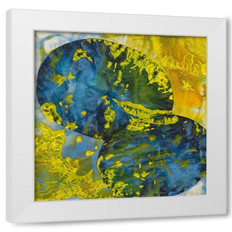 Hot Tropic II White Modern Wood Framed Art Print by Stramel, Renee W.