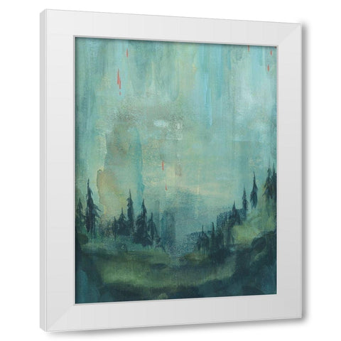Tiger Mountain I White Modern Wood Framed Art Print by Green, Jacob