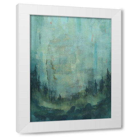 Tiger Mountain II White Modern Wood Framed Art Print by Green, Jacob