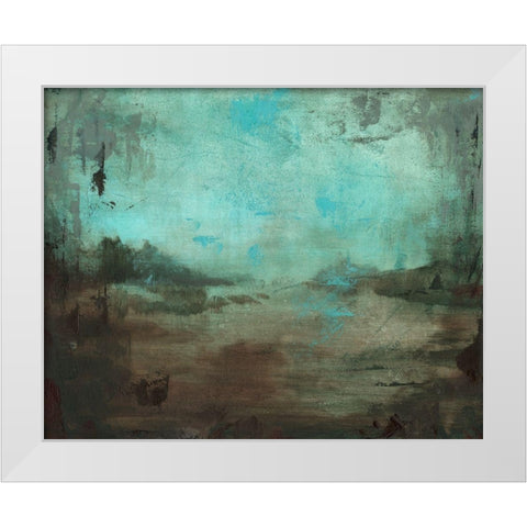 Bayou Lafourche I White Modern Wood Framed Art Print by Green, Jacob