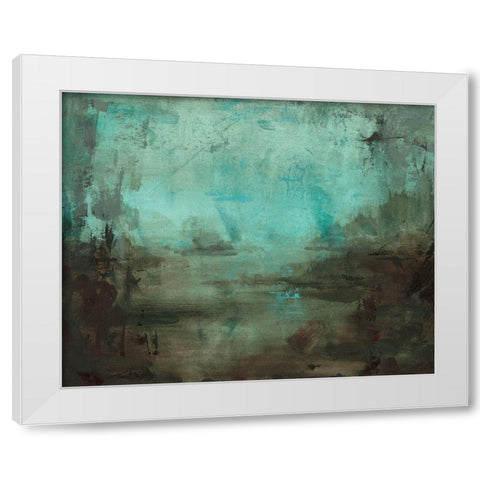 Bayou Lafourche II White Modern Wood Framed Art Print by Green, Jacob