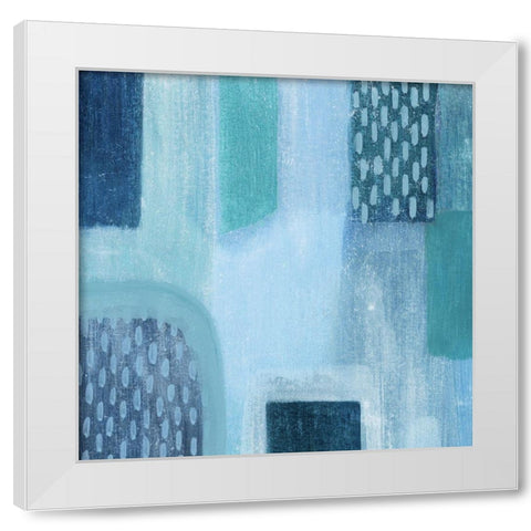 Waterfall Whisper I White Modern Wood Framed Art Print by Popp, Grace