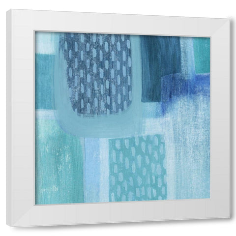 Waterfall Whisper III White Modern Wood Framed Art Print by Popp, Grace