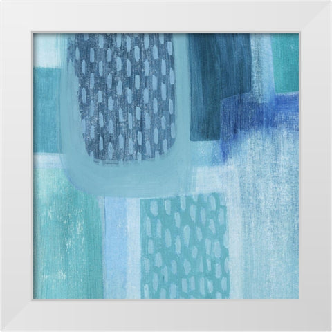 Waterfall Whisper III White Modern Wood Framed Art Print by Popp, Grace