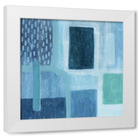 Waterfall Whisper IV White Modern Wood Framed Art Print by Popp, Grace