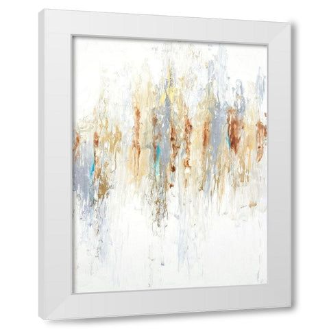 Neutros II White Modern Wood Framed Art Print by Herrera, Leticia