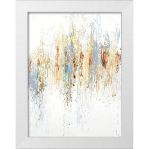 Neutros II White Modern Wood Framed Art Print by Herrera, Leticia