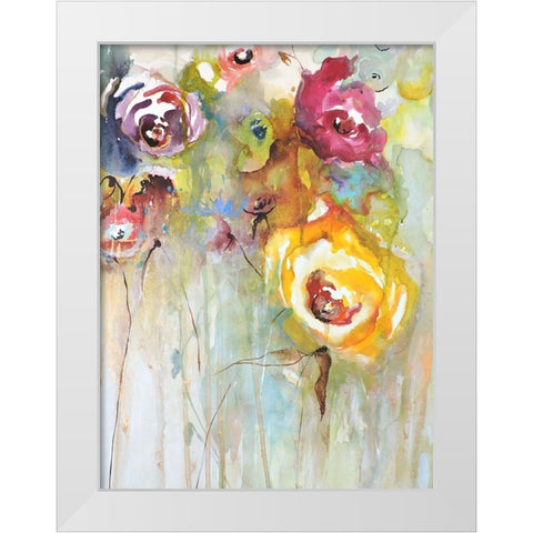 Preferidas II White Modern Wood Framed Art Print by Herrera, Leticia