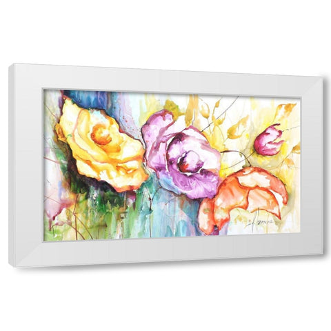 Preferidas III White Modern Wood Framed Art Print by Herrera, Leticia