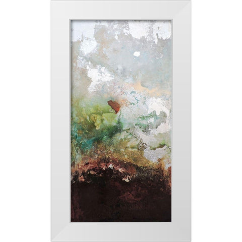 En la Tierra I White Modern Wood Framed Art Print by Herrera, Leticia