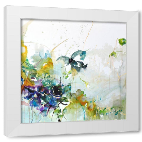 Me Encanta II White Modern Wood Framed Art Print by Herrera, Leticia