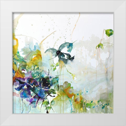Me Encanta II White Modern Wood Framed Art Print by Herrera, Leticia