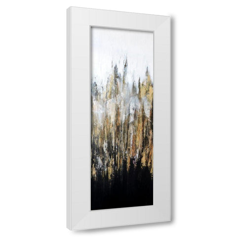 Metalico II White Modern Wood Framed Art Print by Herrera, Leticia