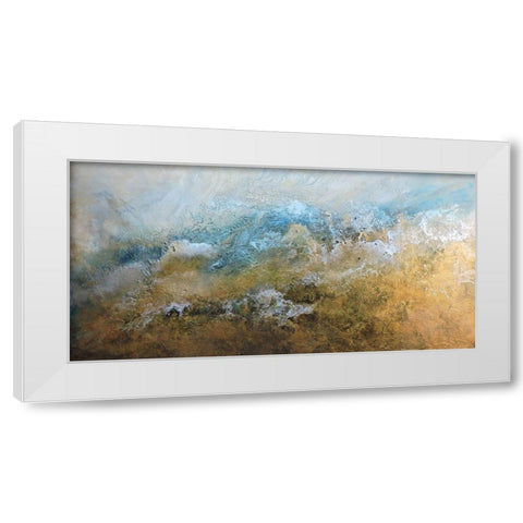 Metalicos y Texturas I White Modern Wood Framed Art Print by Herrera, Leticia
