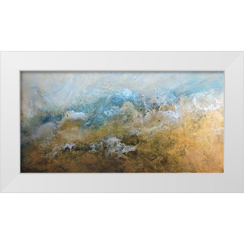 Metalicos y Texturas I White Modern Wood Framed Art Print by Herrera, Leticia