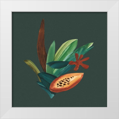 Tropic of Capricorn II White Modern Wood Framed Art Print by Stramel, Renee W.