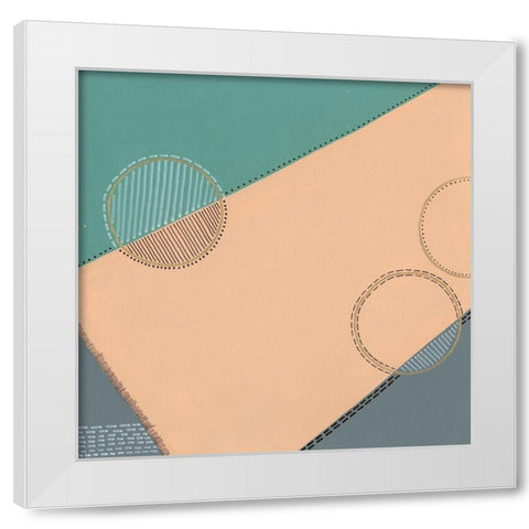 Geometrica III White Modern Wood Framed Art Print by Moore, Regina