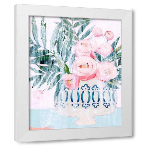 Bleached Bouquet II White Modern Wood Framed Art Print by Popp, Grace