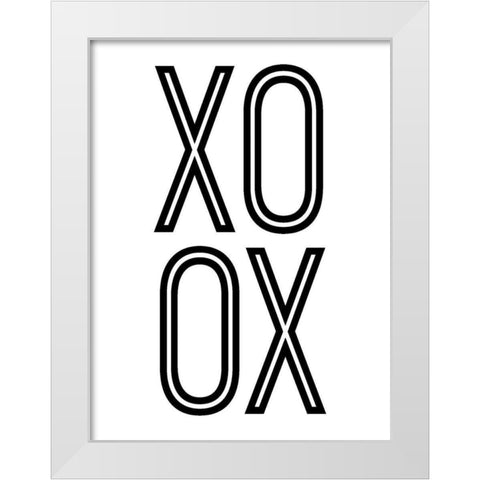 Bold Love I White Modern Wood Framed Art Print by Sizemore, Natalie