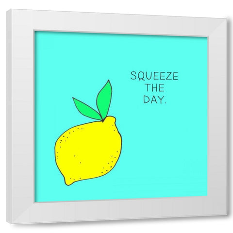 Lets Get Punny II White Modern Wood Framed Art Print by Sizemore, Natalie