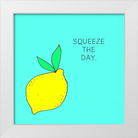Lets Get Punny II White Modern Wood Framed Art Print by Sizemore, Natalie