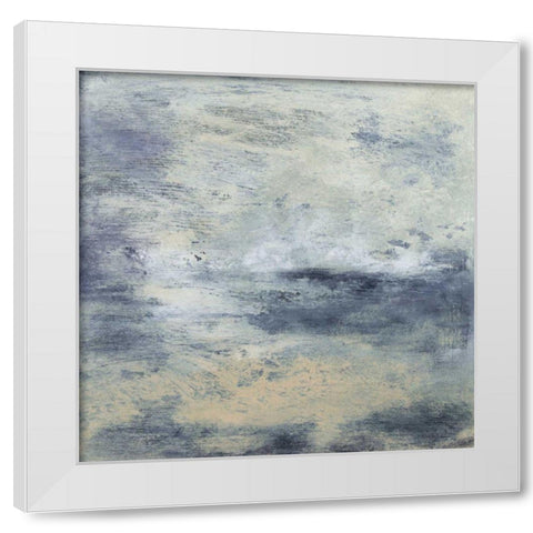 Obscure IV White Modern Wood Framed Art Print by Gordon, Sharon