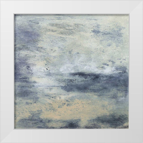 Obscure IV White Modern Wood Framed Art Print by Gordon, Sharon