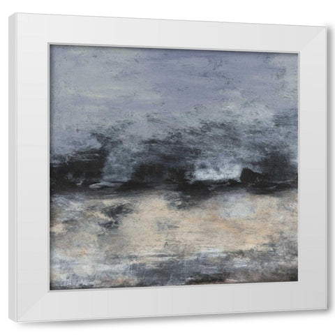 Cadence I White Modern Wood Framed Art Print by Gordon, Sharon
