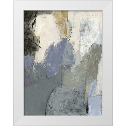 A Go Go V White Modern Wood Framed Art Print by Jachimiec, Sue
