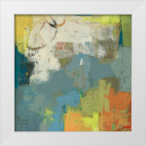 Saorsa I White Modern Wood Framed Art Print by Jachimiec, Sue