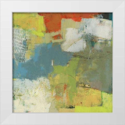 Saorsa II White Modern Wood Framed Art Print by Jachimiec, Sue
