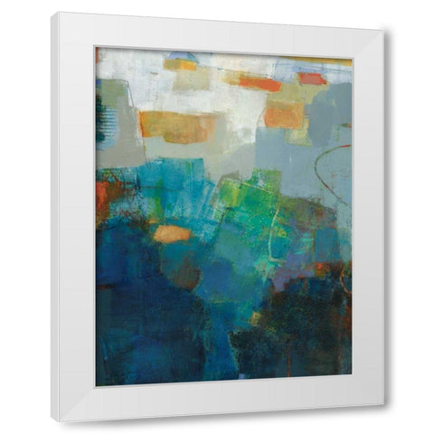 Air White Modern Wood Framed Art Print by Jachimiec, Sue