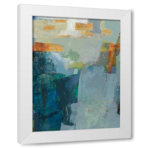 Ais White Modern Wood Framed Art Print by Jachimiec, Sue