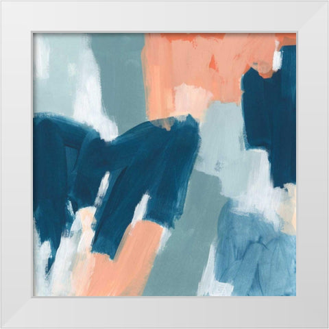 Post Haste I White Modern Wood Framed Art Print by Vess, June Erica