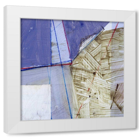 Abstract Mass III White Modern Wood Framed Art Print by Bellissimo Art
