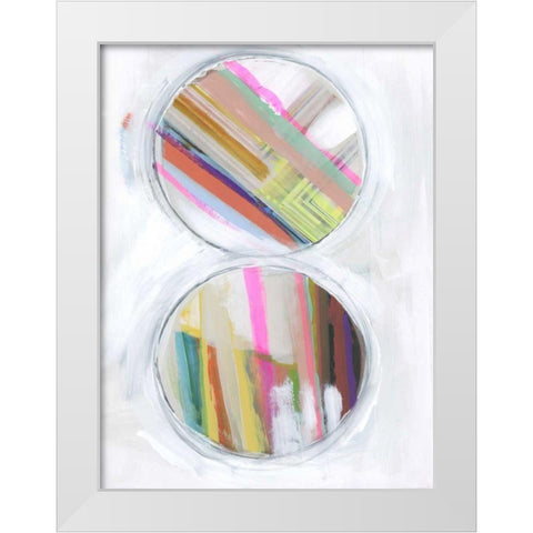 Art in Whites II White Modern Wood Framed Art Print by Bellissimo Art
